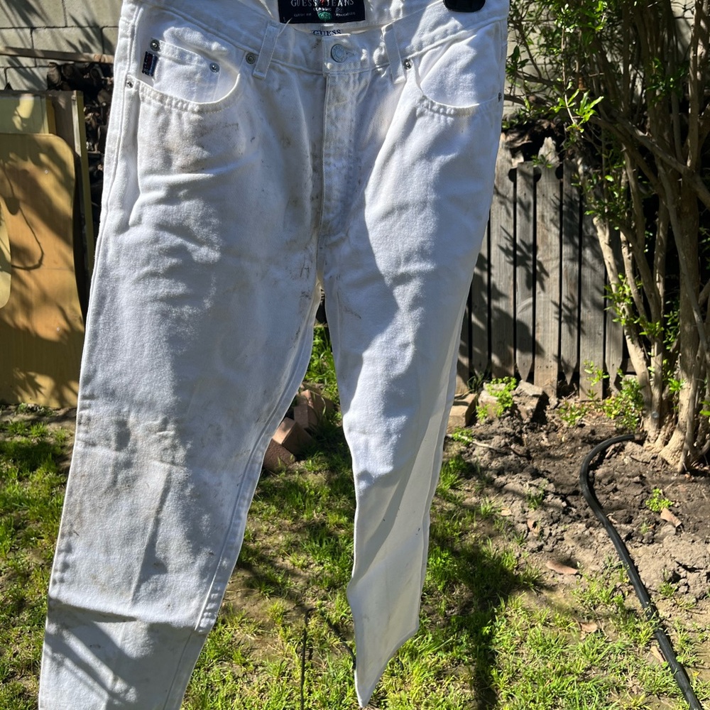 Vintage Guess White Jeans